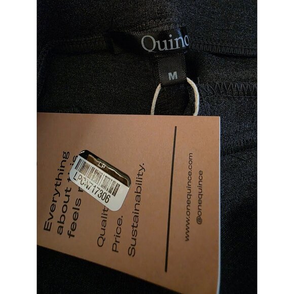 New Quince Ultra-Stretch Ponte Bootcut Pant Petite Charcoal M - Picture 3 of 6
